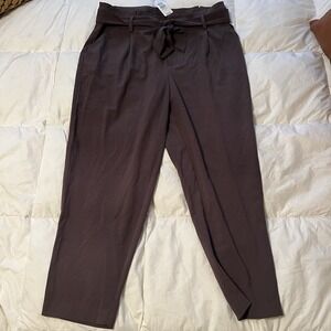 NWT Torrid Ponte Drawstring Paper Bag Pockets Pants Size 16 NEW!